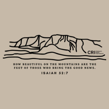 Mountains Scripture in Black - Youth T-shirt Design